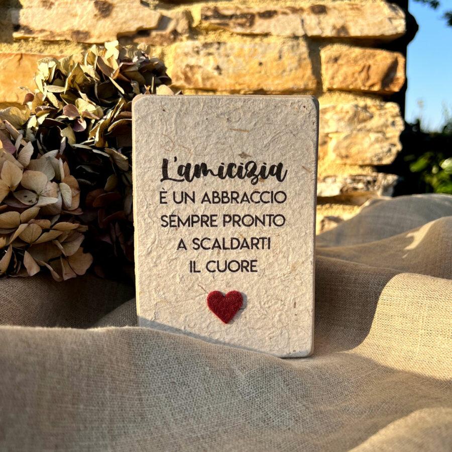 Quadretto 'L'amicizia'